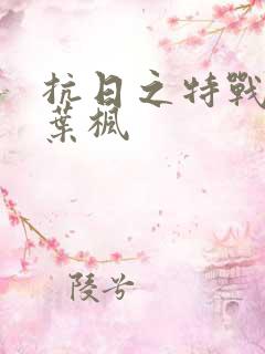 抗日之特战兵王叶枫