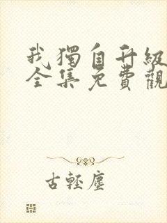 我独自升级动漫全集免费观看高清