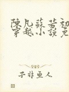 陈凡苏若初主角穿越小说免费阅读