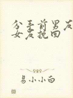 分手前男友有新女友挽回