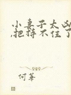 小妻子太凶陆爷,把持不住了人物结局