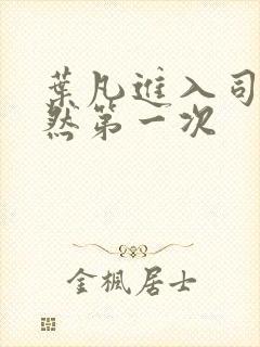 叶凡进入司徒嫣然第一次