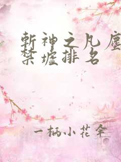 斩神之凡尘神域禁墟排名