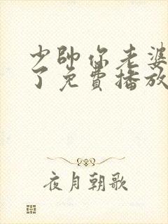 少帅你老婆又跑了免费播放最新章节