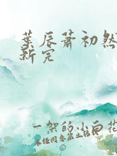 叶辰萧初然已更新完