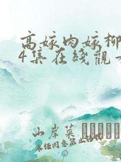 高嫁肉嫁柳1一4集在线观看