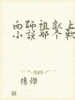 向师祖献上咸鱼小说哪个软件免费