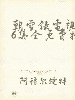 朝雪录电视剧36集全免费播放下载