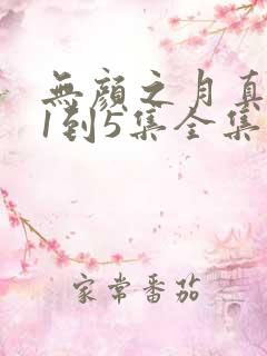 无颜之月真人版1到5集全集观看电视剧