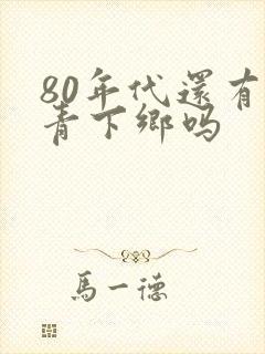 80年代还有知青下乡吗