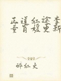 正道红途李初年童肖媛更新章节