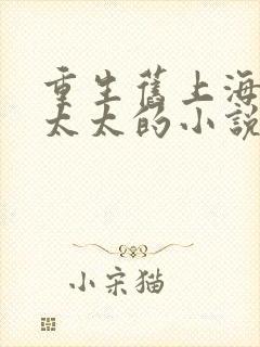 重生旧上海娶姨太太的小说
