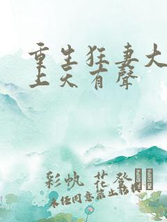 重生狂妻大佬宠上天有声