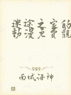 迷途之家的姐姐动漫免费观看