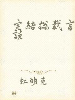 完结总裁言情小说