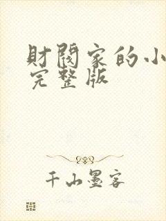 财阀家的小儿子完整版