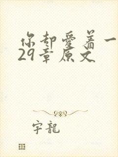 你却爱着一个他29章原文