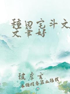 种田宅斗文推荐文笔好
