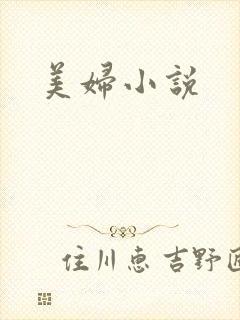 美妇小说