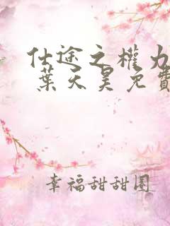 仕途之权力巅峰 叶天昊免费阅读全文