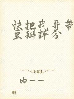 快把我哥带走 豆瓣评分