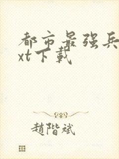 都市最强兵王txt下载