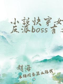 小说快穿女配之反派boss有毒