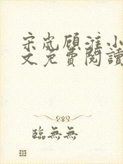 宋岚顾淮小说全文免费阅读