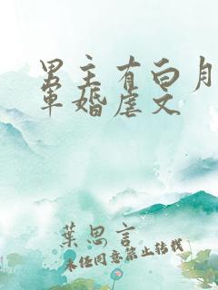 男主有白月光的军婚虐文