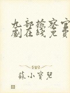 九部检察官电视剧在线免费