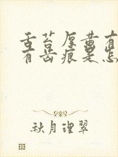 舌苔厚黄有裂纹有齿痕是怎么回事