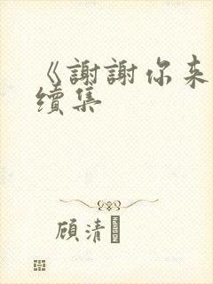 《谢谢你来了》续集