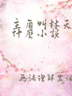 主角叫林天的叫什么小说