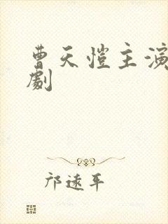 曹天恺主演的短剧