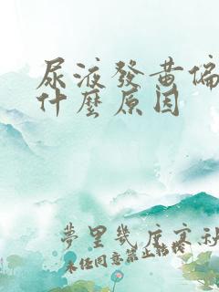 尿液发黄偏红是什么原因