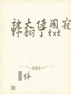 被大佬团宠后我野翻了txt