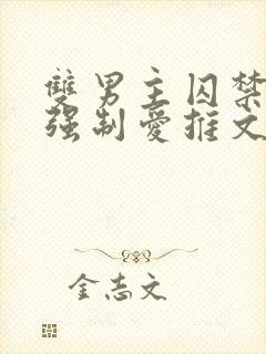 双男主囚禁调教强制爱推文