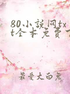 80小说网txt全本免费下载
