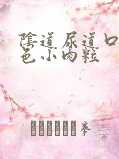 阴道尿道口长白色小肉粒