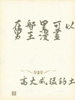 在哪里可以看双男主漫画