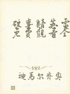 破事精英电视剧免费观看全集