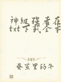 神级强者在都市txt下载全本