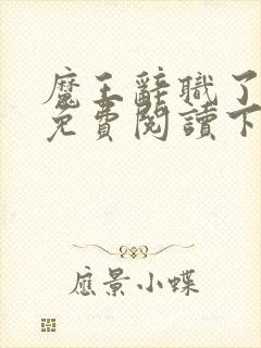 魔王辞职了漫画免费阅读下拉式