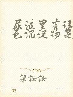 尿液里有很多白色沉淀物是什么原因