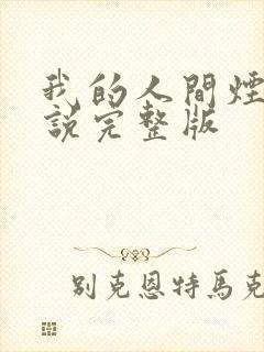 我的人间烟火小说完整版