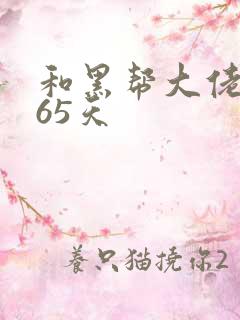 和黑帮大佬和365天