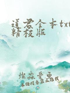 道君全本txt精校版