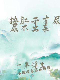 按肚子有尿意却尿不出来