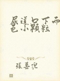 尿道口下面有白色小颗粒