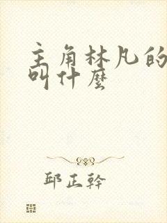 主角林凡的小说叫什么